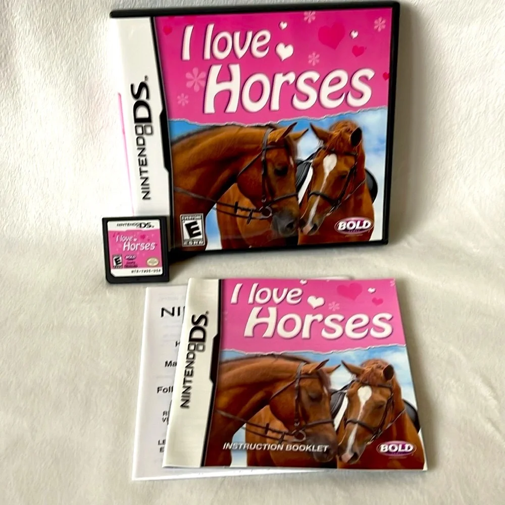Nintendo DS I Love Horses Video Game Complete with Case with Manual